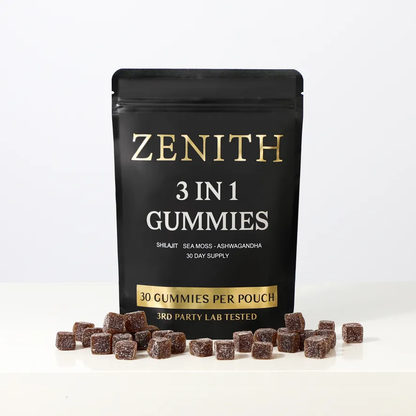 The Earth & Sea Blend – 3-in-1 Shilajit, Sea Moss, and Ashwagandha Gummies VIP
