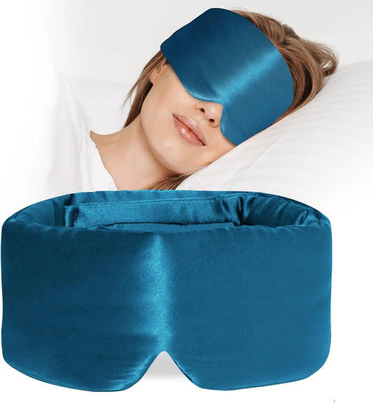 The Mulberry Silk Sanctuary Mask – Contoured Total Darkness for Restful Stillness