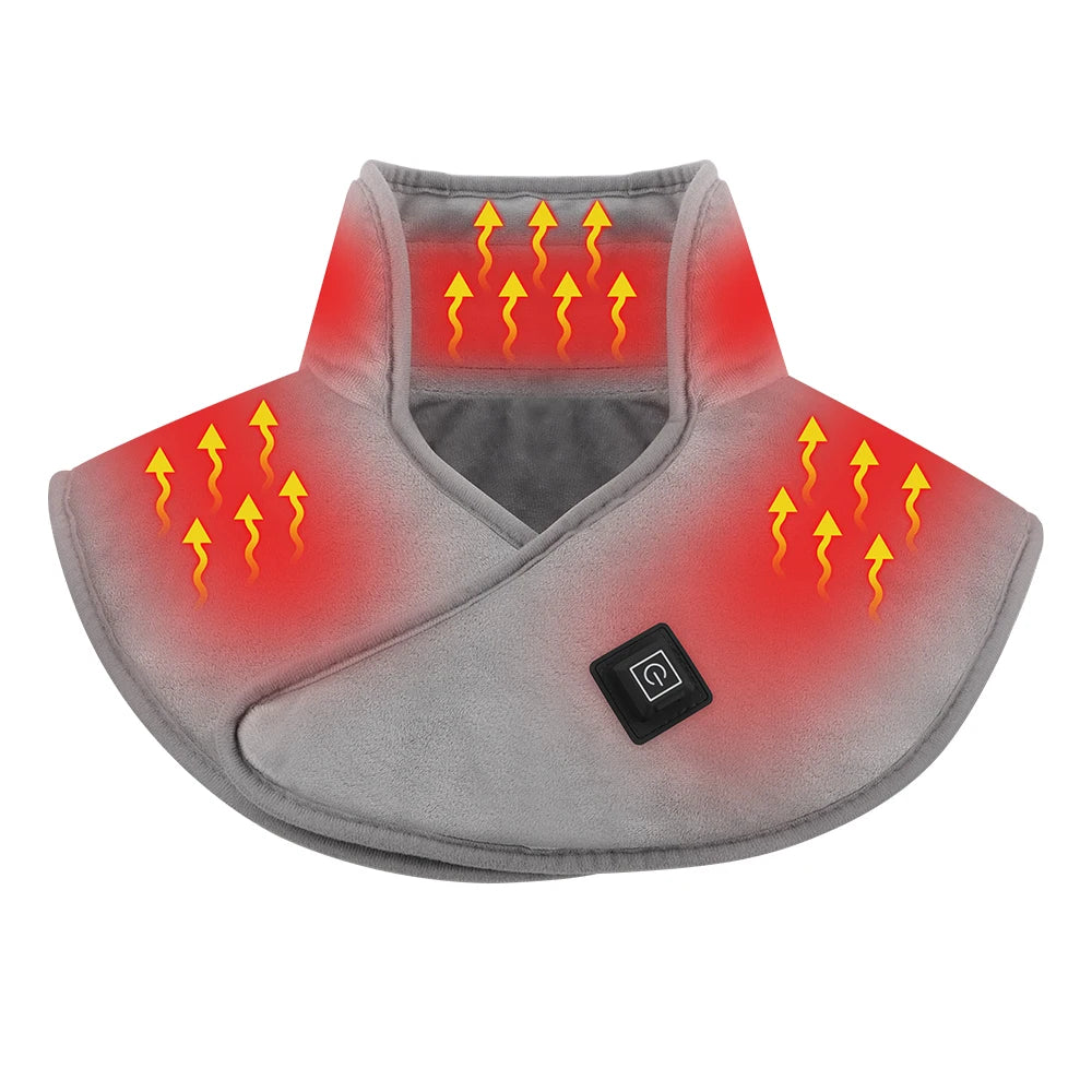 The Hearthstone Thermal Wrap – Gentle USB-Powered Shoulder & Neck Warming Shawl