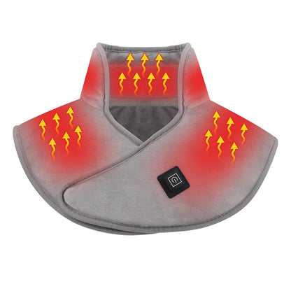 The Hearthstone Thermal Wrap – Gentle USB-Powered Shoulder & Neck Warming Shawl