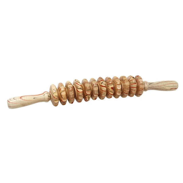 The Curved Beech Wood Roller – Handcrafted Flexible Tool for Grounded Self-Care