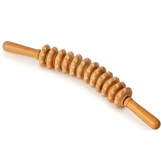 The Curved Beech Wood Roller – Handcrafted Flexible Tool for Grounded Self-Care