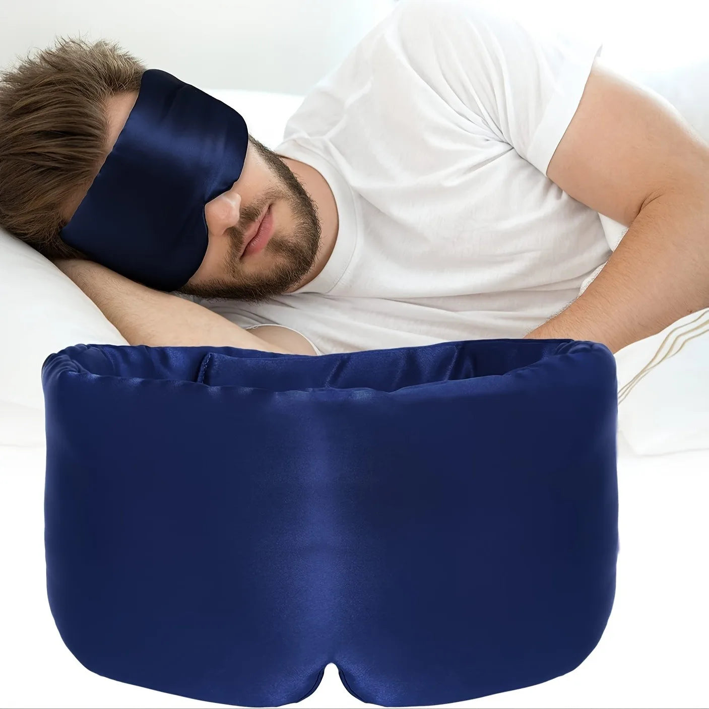 The Mulberry Silk Sanctuary Mask – Contoured Total Darkness for Restful Stillness