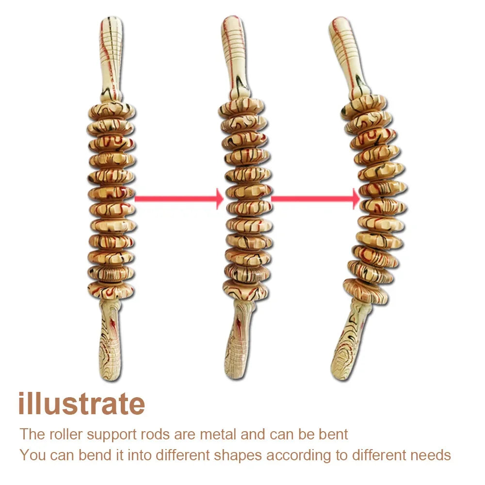 The Curved Beech Wood Roller – Handcrafted Flexible Tool for Grounded Self-Care