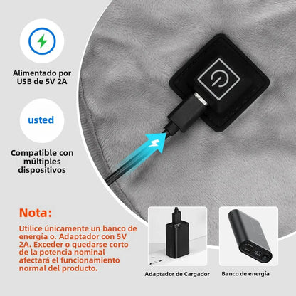 The Hearthstone Thermal Wrap – Gentle USB-Powered Shoulder & Neck Warming Shawl