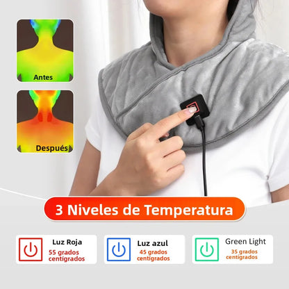 The Hearthstone Thermal Wrap – Gentle USB-Powered Shoulder & Neck Warming Shawl