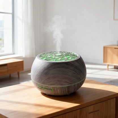 The Mist & Ember 550ml Diffuser – Ultrasonic Hydration with 7-Tone Ambient Glow VIP
