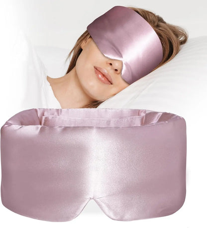 The Mulberry Silk Sanctuary Mask – Contoured Total Darkness for Restful Stillness