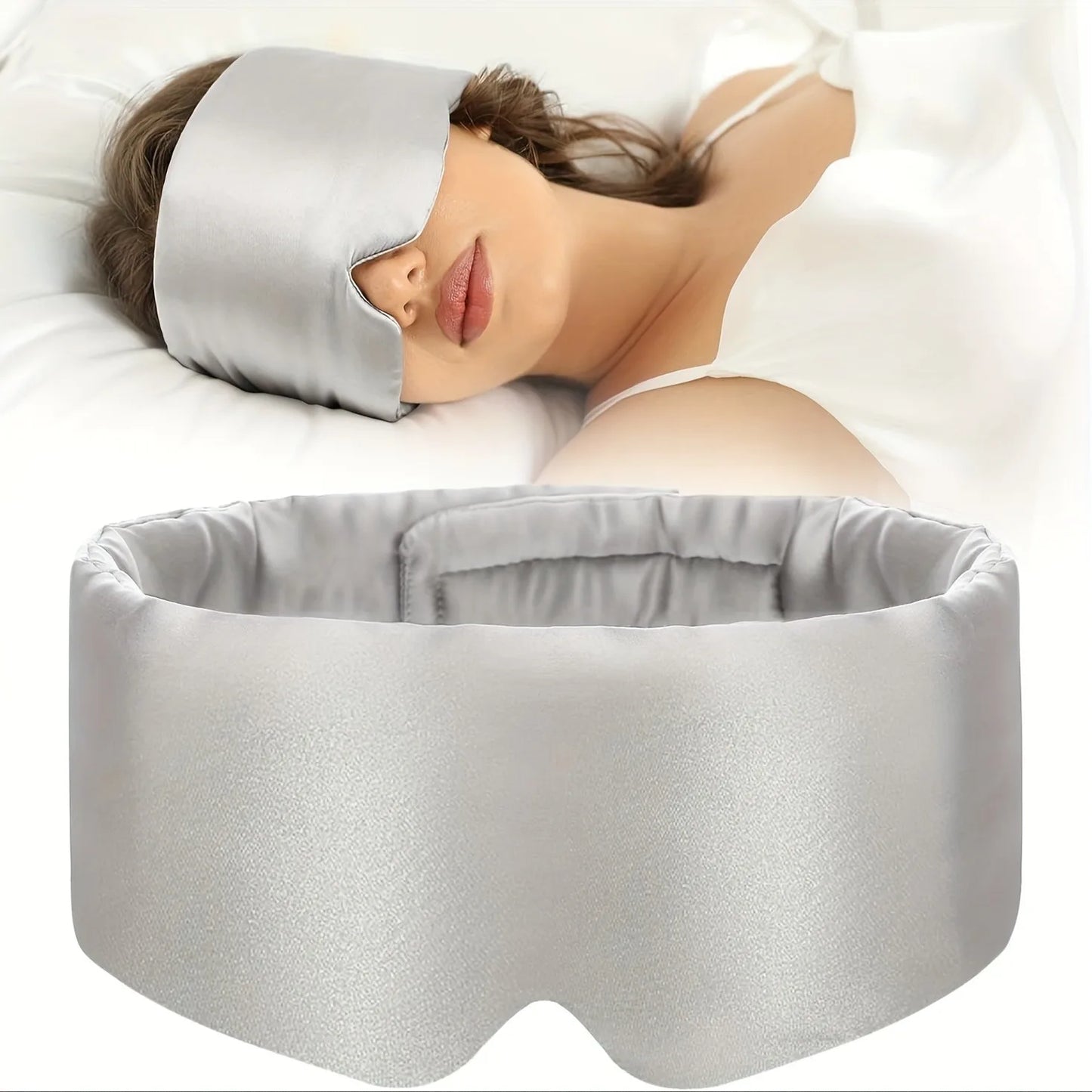 The Mulberry Silk Sanctuary Mask – Contoured Total Darkness for Restful Stillness