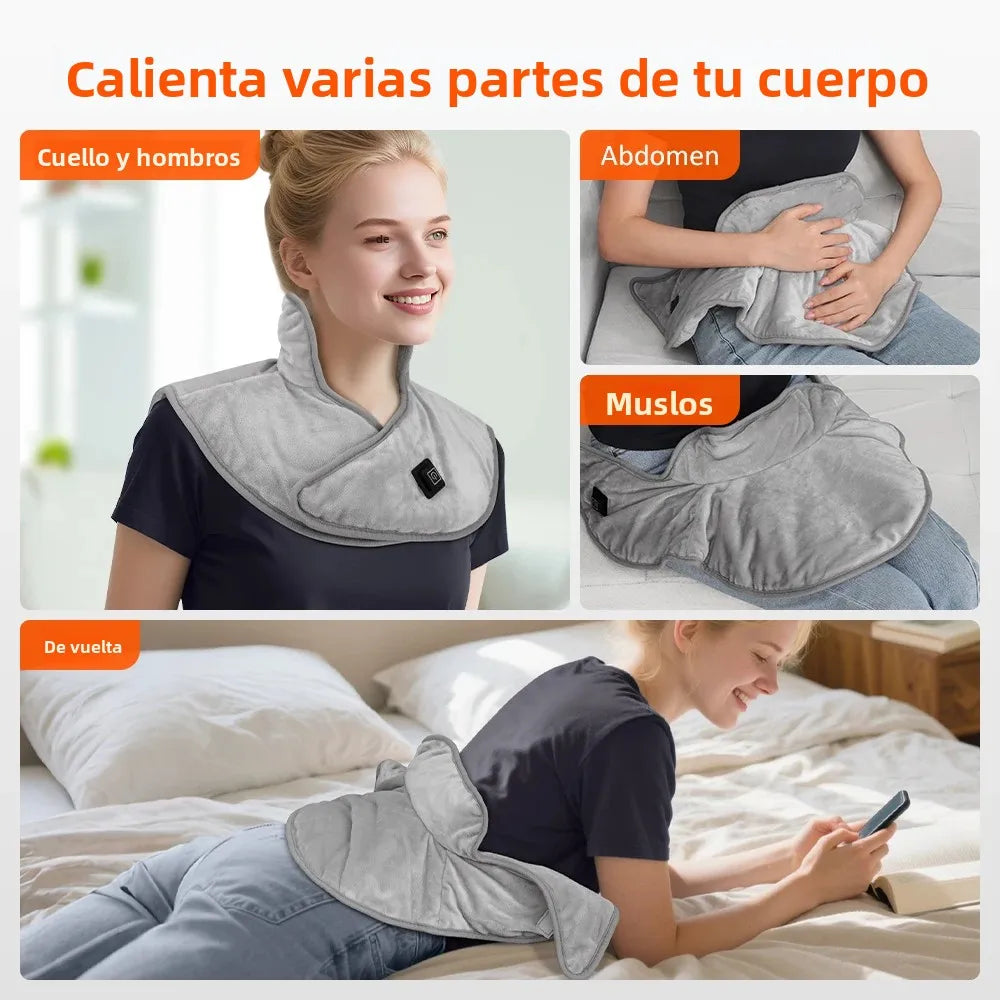The Hearthstone Thermal Wrap – Gentle USB-Powered Shoulder & Neck Warming Shawl