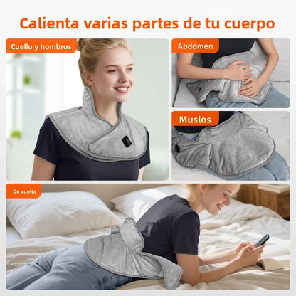 The Hearthstone Thermal Wrap – Gentle USB-Powered Shoulder & Neck Warming Shawl