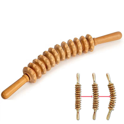 The Curved Beech Wood Roller – Handcrafted Flexible Tool for Grounded Self-Care