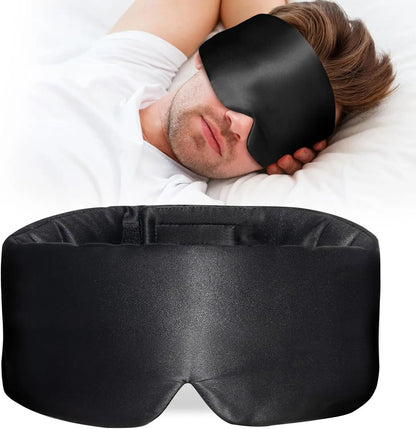 The Mulberry Silk Sanctuary Mask – Contoured Total Darkness for Restful Stillness